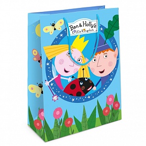 Пакет подарочный из серии Бен и Холли, 35 х 25 х 9 см. (Росмэн, 32190ros)